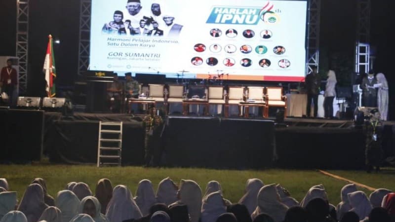 Pelajar NU Padati GOR Soemantri untuk Peringati Harlah IPNU