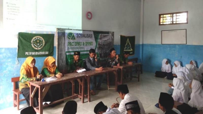 Sosialisasi Program, IPNU-IPPNU Blega Bangkalan Turun ke Sekolah-sekolah