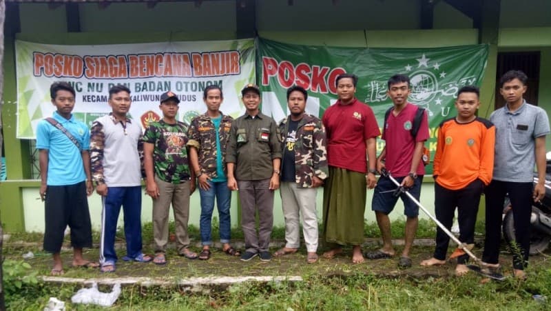 Banjir Terjang Sejumlah Desa, NU Kudus Dirikan Posko Bencana
