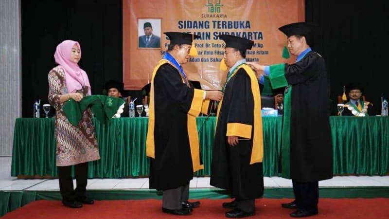 Pengurus LP Ma'arif NU Sukoharjo Dikukuhkan Jadi Guru Besar IAIN Surakarta