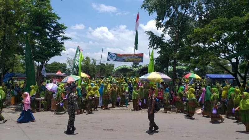Kekompakan Nahdliyin Kedungalar Ngawi Peringati Harlah NU