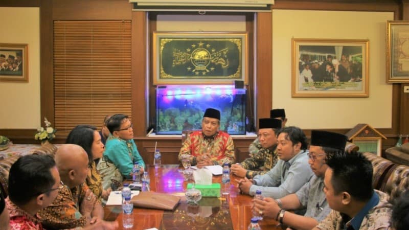 Serikat Buruh dan Pekerja Kunjungi PBNU Sampaikan Persoalan RUU Omnibus Law