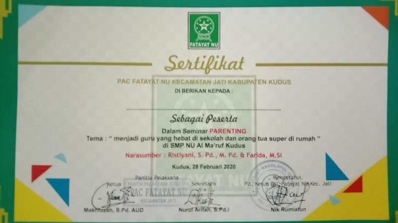 Kiat Jadi Guru Hebat dan Ibu Super menurut Aktivis Fatayat NU Jati Kudus