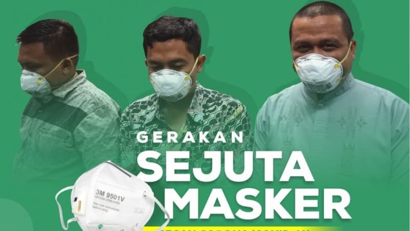 Cegah Virus Corona, LAZISNU Galang Gerakan Sejuta Masker 