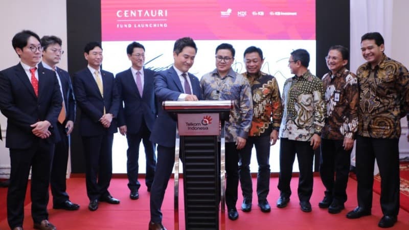 Telkom dan KB Financial Group Sepakat Luncurkan Centauri Fund