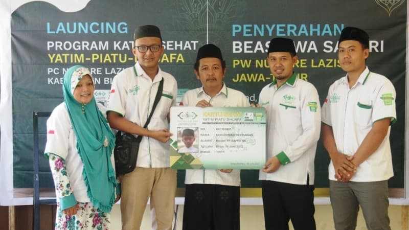LAZISNU Jamin Layanan Kesehatan Gratis bagi Ratusan Yatim di Blitar