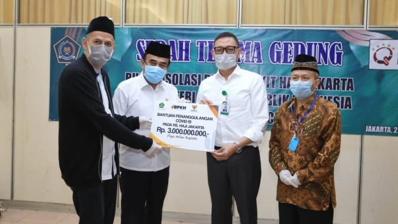 Kemenag Serahkan Gedung Asrama Haji untuk Ruang Isolasi Pasien Covid-19