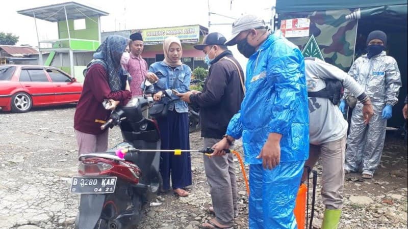 Cegah Covid-19, Ansor Banser Tegal Sediakan Pos Pemeriksaan Pemudik