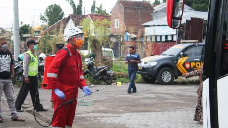 Ratusan Santri dari Pasuruan Mendapat Penyuluhan Covid-19