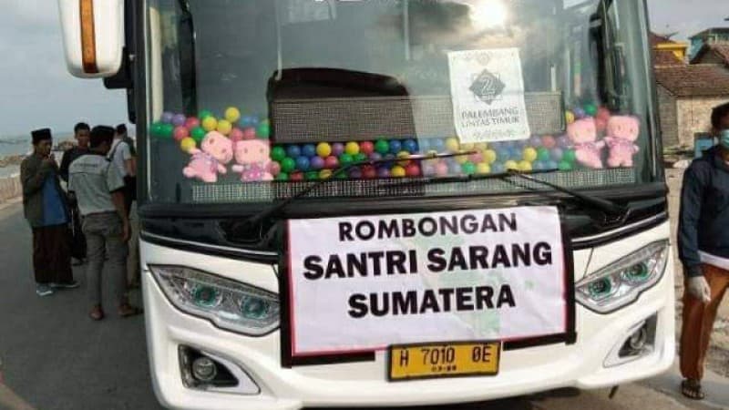 Pulang dari Pesantren, Santri Sarang Asal Lampung dalam Kondisi Sehat