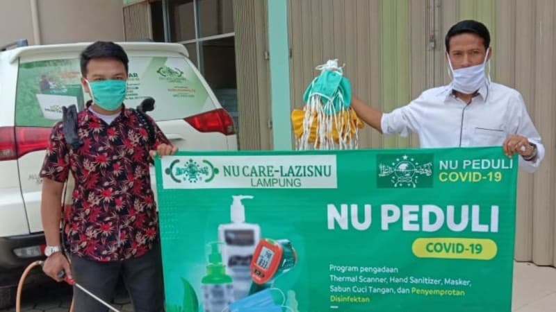 Langkah LAZISNU Lampung Bantu Warga Terbebas dari Corona