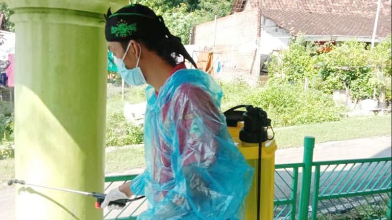 Pandemi Covid-19, Ansor Semarang Gelar Bakti Sosial ke Masjid, Mushala, dan Fasilitas Umum