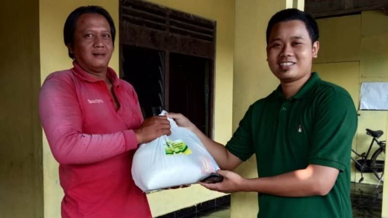 Bantuan Sembako Nahdliyin hingga ke Dusun-dusun