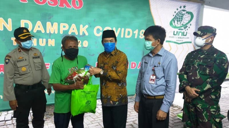 Unusida dan FKUB Sidoarjo Dirikan Posko Bantuan Dampak Covid-19