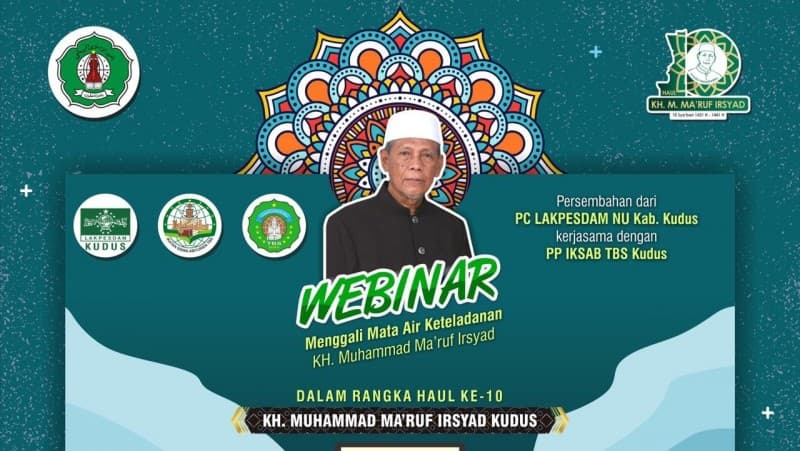Lakpesdam NU Kudus Persembahkan Webinar untuk Haul KH Ma’ruf Irsyad