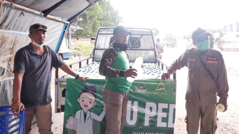 Gandeng Tim Gugus Tugas Covid-19, Ansor Kotawaringin Barat Berikan Layanan 24 jam