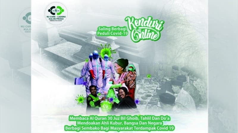 Lestarikan Tradisi Nyadran, LAZISNU Kulon Progo Luncurkan Kenduri Online