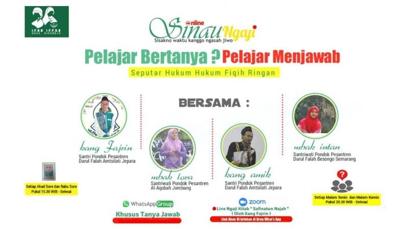 Wabah Covid-19 Tak Halangi IPNU-IPPNU Batang Gelar Ngaji Kitab Kuning