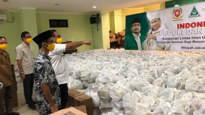 Ribuan Sembako Disalurkan oleh Gerakan Indonesia Peduli dan Bersatu di Jabodetabek