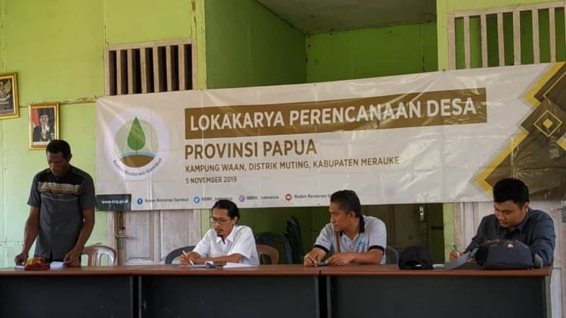 Penanaman Sagu di Perdesaan Papua Menjaga Ekosistem Gambut