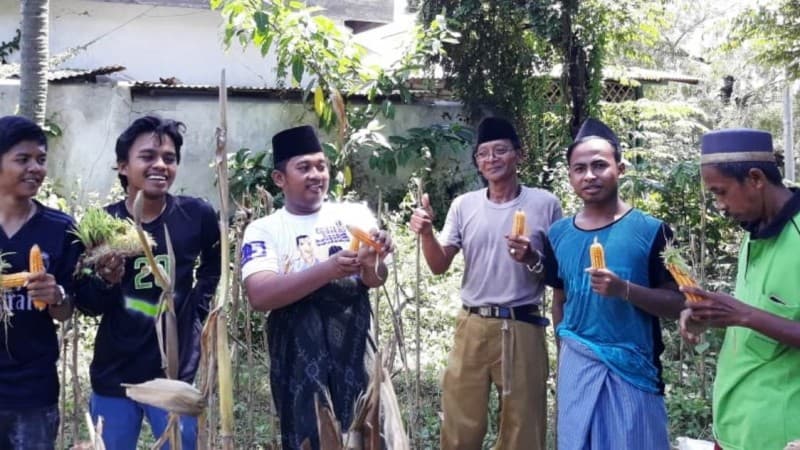 NU di Sumenep Serahkan Hasil Panen Raya kepada Duafa