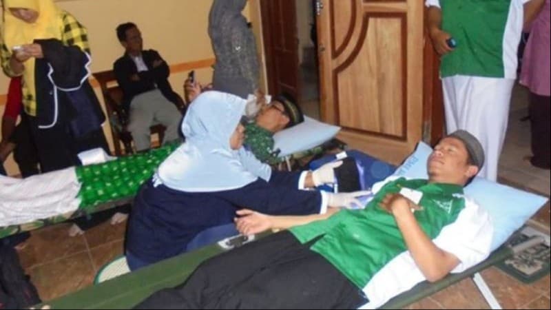 Gandeng PMI, Ansor Cirebon Gelar Donor Darah untuk Kemanusiaan