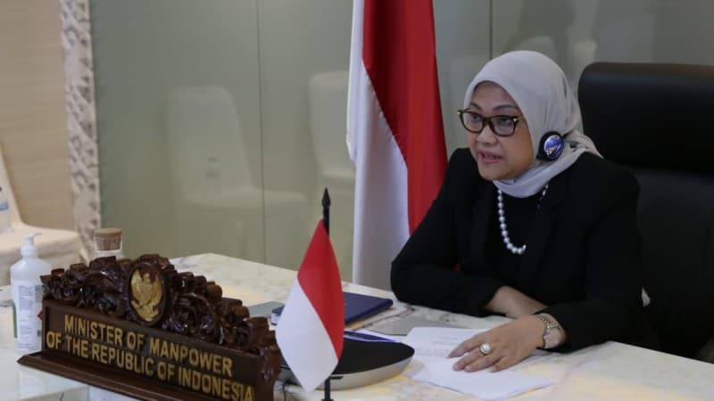 Hadapi Sebaran Covid-19, Menaker Gelar Pertemuan Luar Biasa dengan Menteri Buruh G20