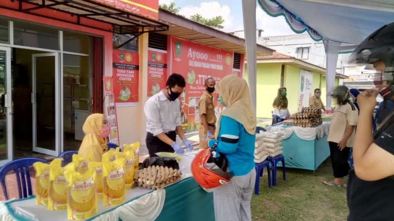 Penuhi Kebutuhan Selama Ramadhan, Pasar Tani Hadir di Riau dan Kalten