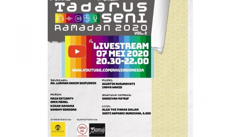 Sejumlah Musisi Ikuti Tadarus Seni Ramadhan Kamis Besok