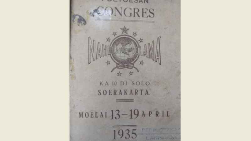 Muktamar Ke-10 NU (3-Habis): Beberapa Putusan Penting Muktamar 1935