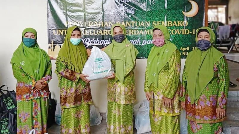 Muslimat NU Jepara: Bantuan Sembako Sangat Ditunggu Warga