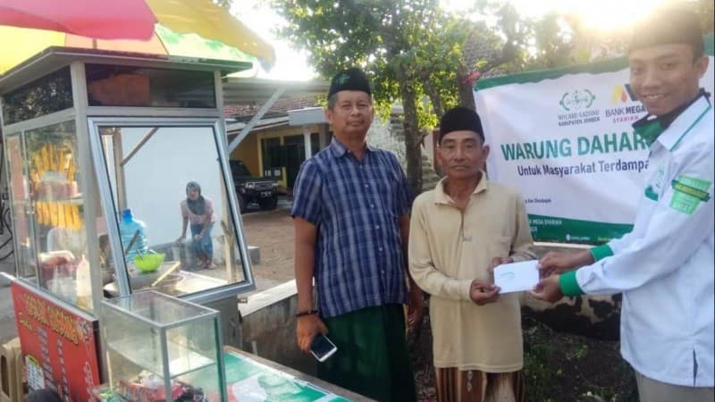 Antisipasi Dampak Covid-19, LAZISNU Jember Berdayakan Warung