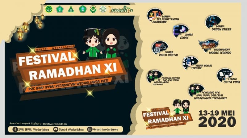 Upaya Pelajar NU di Pati Meriahkan Bulan Suci di Era Pandemi