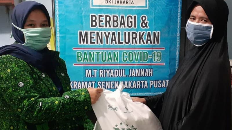 Pergunu DKI Kembali Bagikan Sembako ke Majelis Talim