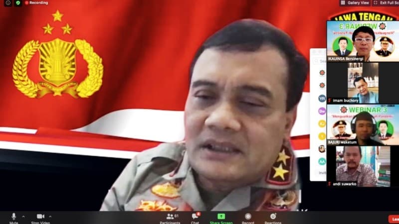 Kapolda Jawa Tengah Berbagi Pengalaman Kawal Kampung Siaga