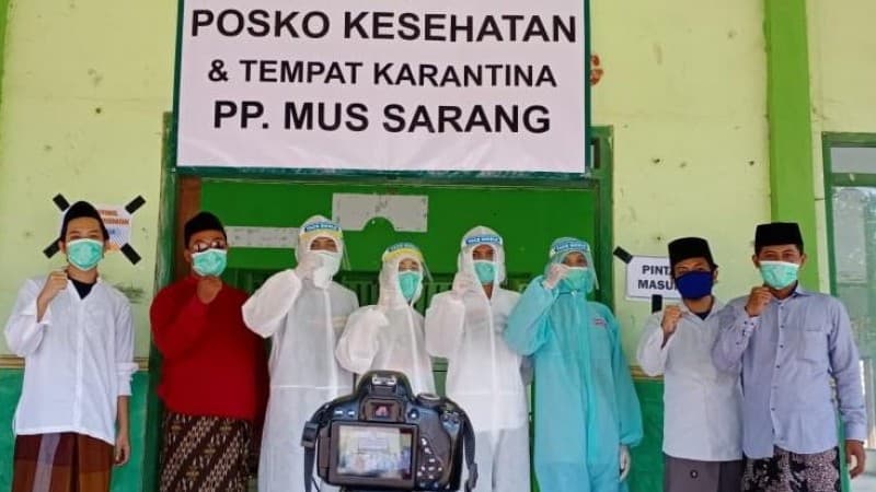 Jelang Baliknya Santri, Pesantren MUS Sarang Tunjuk Tim Pembantu Gugus Tugas Covid-19
