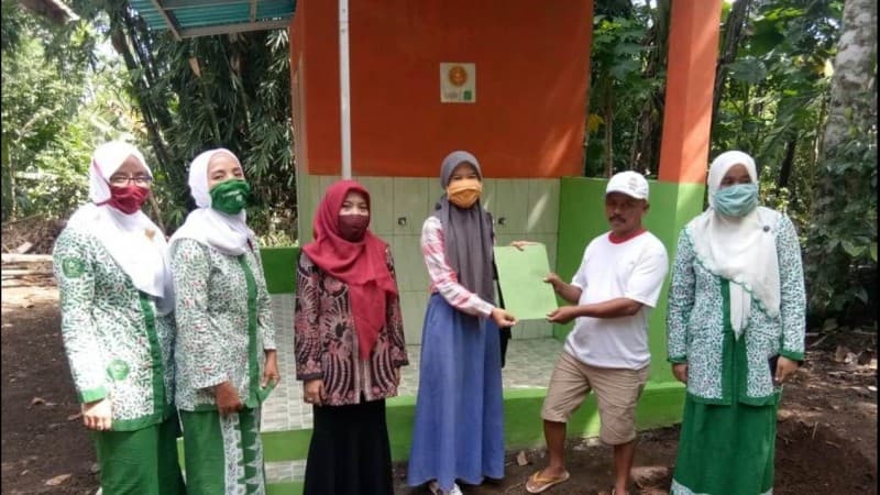 Usai Bangun 4 MCK, Kini Fatayat NU Jember Bidik Kampung Saras 009