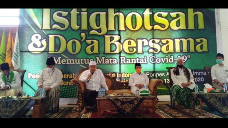Pesantren Amanatul Ummah Sambut Kedatangan Santri dengan Istighotsah