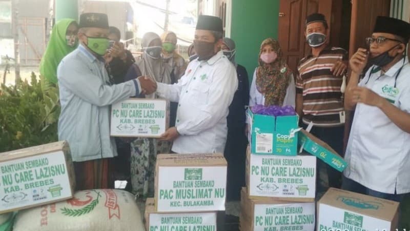 Peduli Kemanusiaan, LAZISNU Brebes Kirim Bantuan Terdampak Banjir Rob