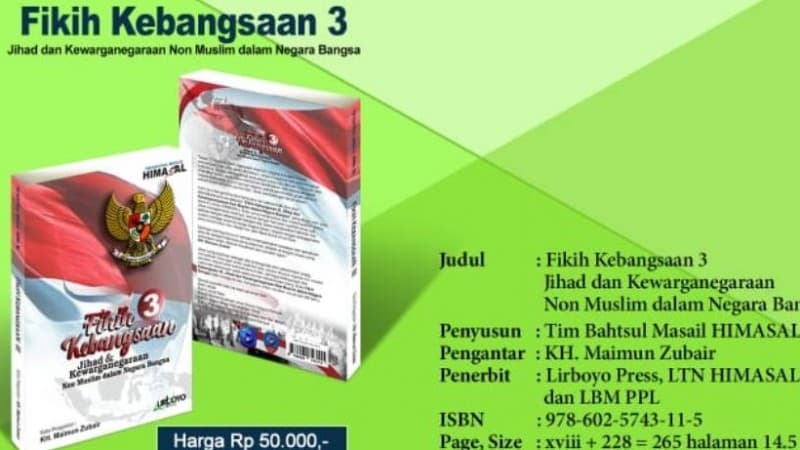 Buku Fiqih Kebangsaan III: Kontekstualisasi Fiqih Jihad dalam Kehidupan Bernegara