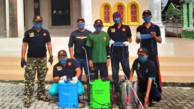 Di Gresik Terbentuk Banser yang Amankan Masjid dari Corona