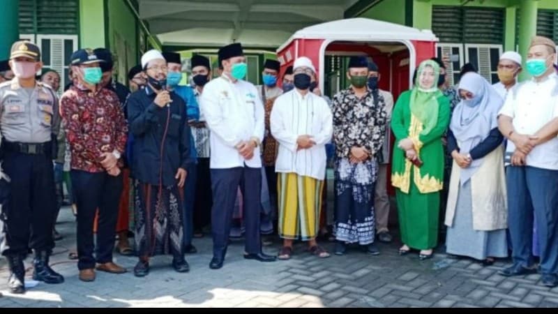 NU Kabupaten Mojokerto Dukung Pemberangkatan Massal Santri Lirboyo