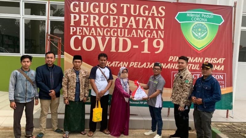 PP IPNU Salurkan 10 Ribu Paket Sembako untuk Guru
