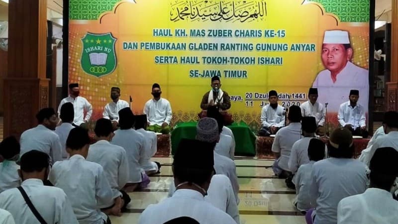 Tampil Perdana di Surabaya, Ishari NU Patuhi Protokol Kesehatan
