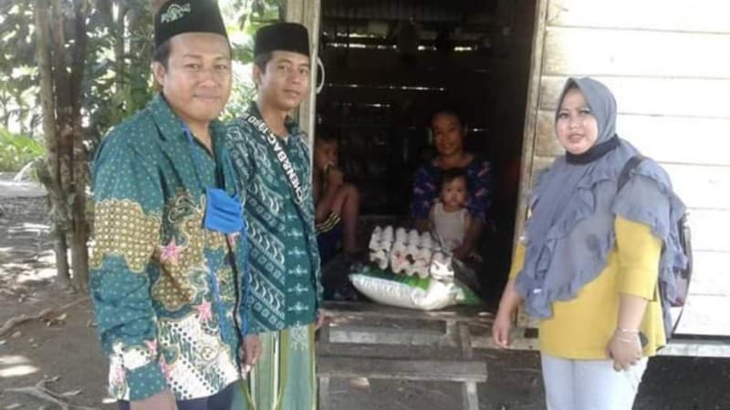 Dengan Program LAZISNU Peduli, NU Melawi Kalbar Beri Perhatian Dluafa
