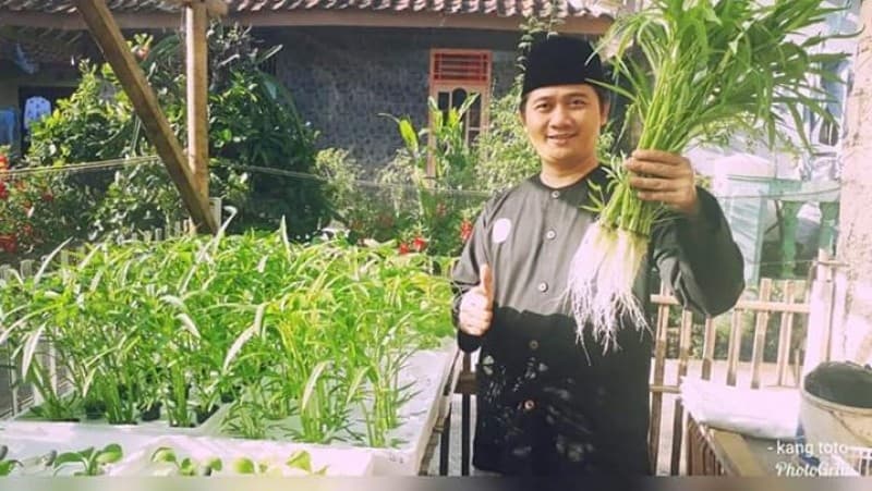 Genjot Produksi Sayuran, PCNU Subang Cetak Puluhan Petani Hidroponik