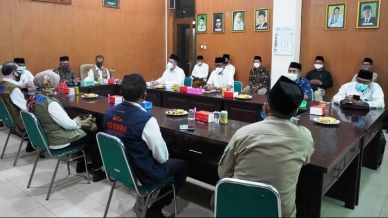 Kepada Kepala BNPB, NU Jatim Jelaskan Penanganan Covid-19