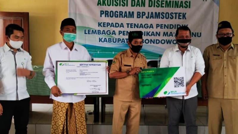 Terobosan Ma'arif, Guru NU di Bondowoso Dijamin BPJS Ketengaankerjaan