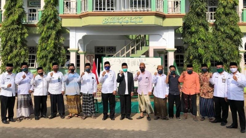 Persiapkan Embarkasi Haji  Indramayu, Kemenag Jabar Kunjungi Pesantren Hidayatutholibin Paseka