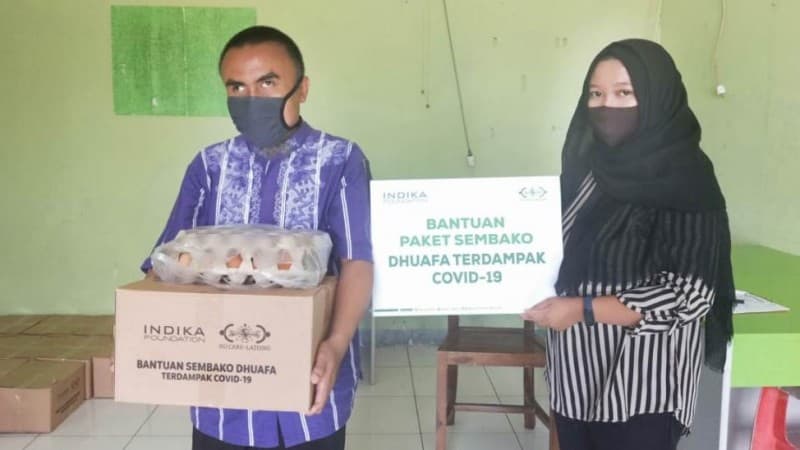 LAZISNU Salurkan Sembako untuk Difabel dan Nelayan